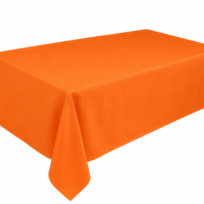 Toalha de mesa retangular laranja