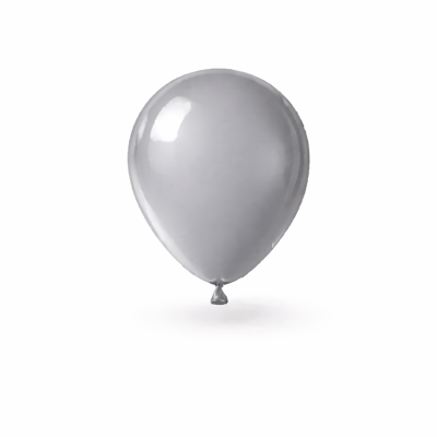 Balão cinzento de látex