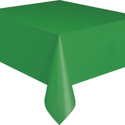 Toalha de mesa retangular verde
