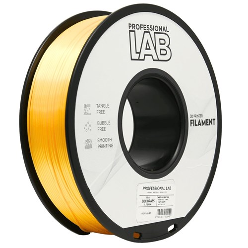 Rolo de filamento dourado para impressora 3D PROFESSIONAL LAB
