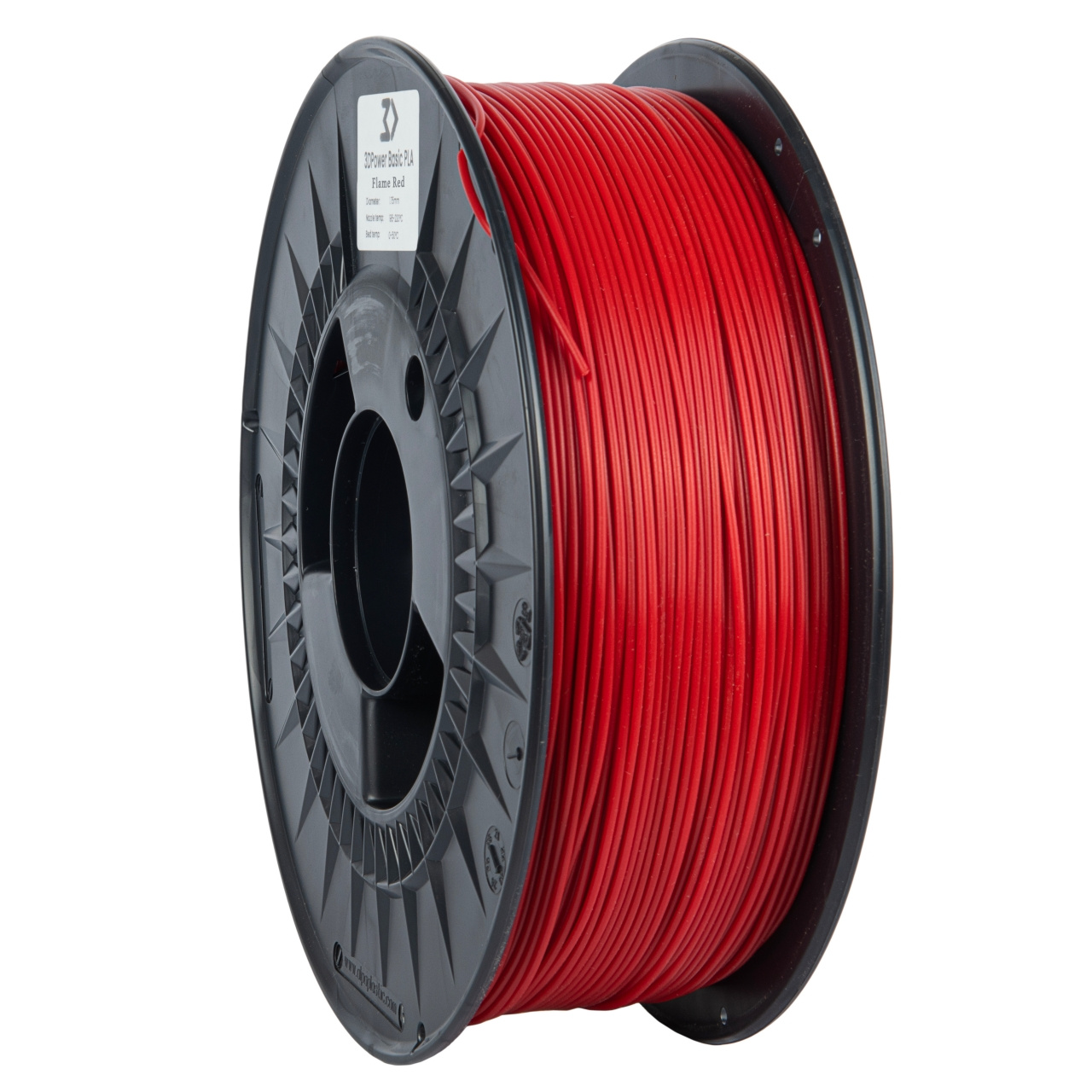 Rolo de fio plástico vermelho para impressão 3D