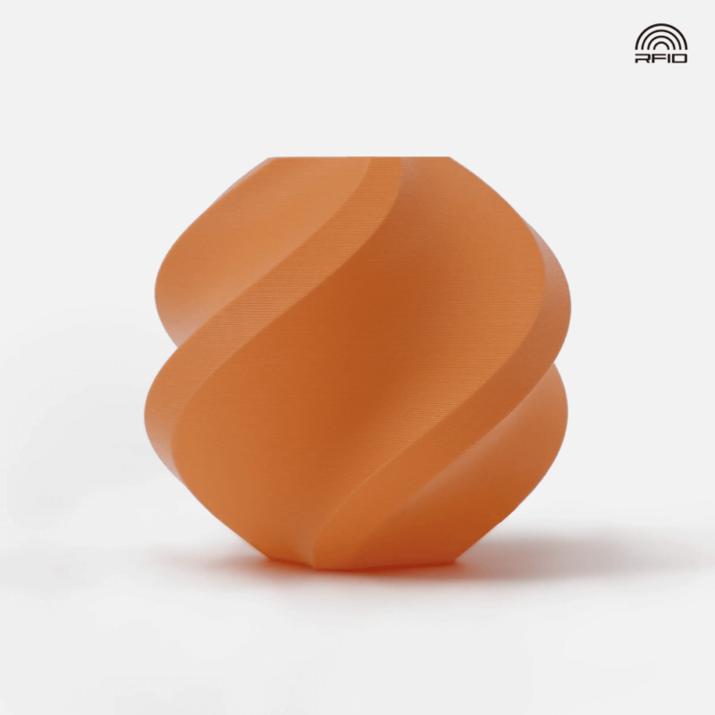 vaso laranja plástico espiral