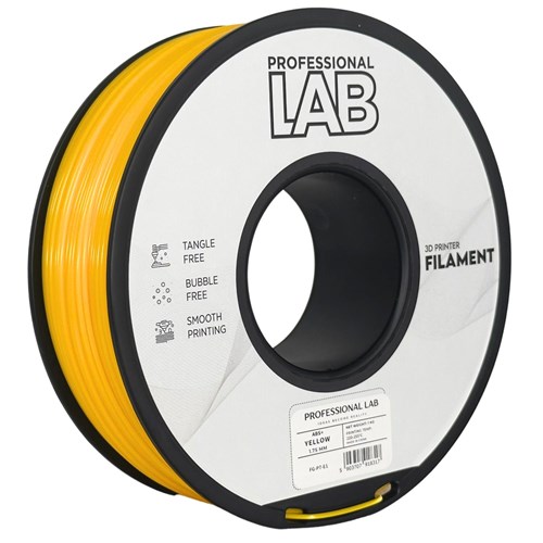 Bobina de filamento para impressora 3D amarelo PROFESSIONAL LAB