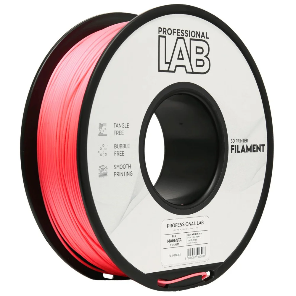 Rolo de filamento magenta para impressora 3D Professional Lab
