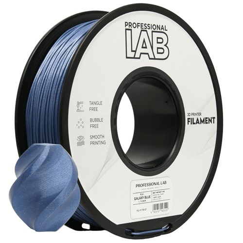Filamento PLA azul metálico para impressão 3D Professional Lab