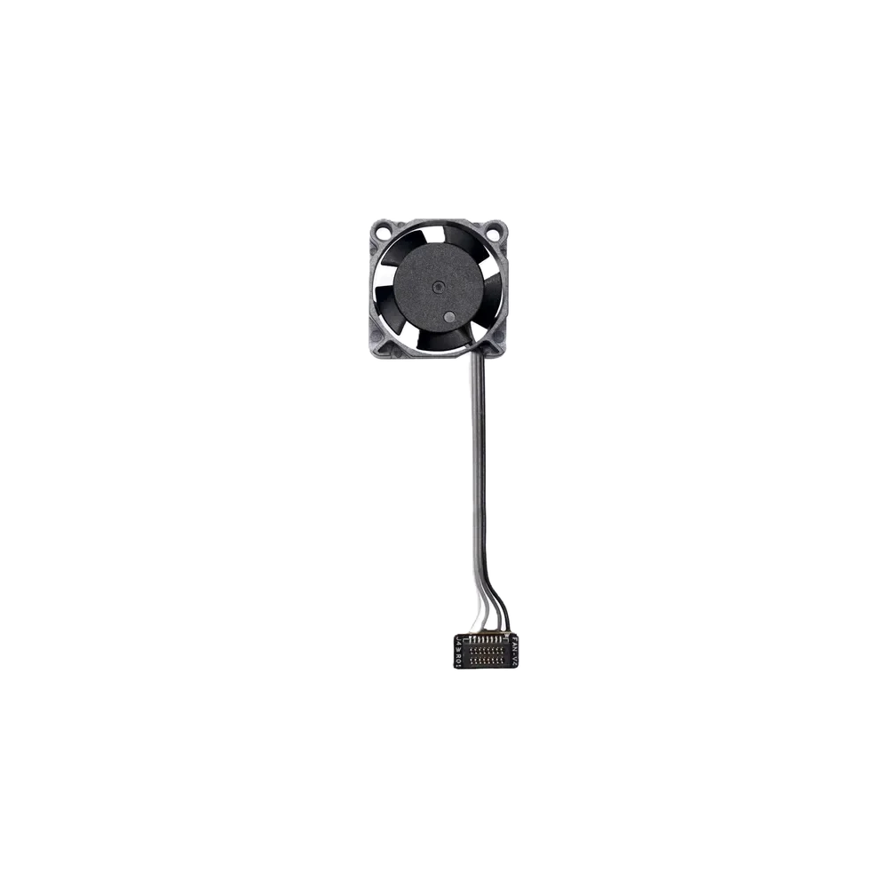 Ventoinha pequena de computador com cabo e conector