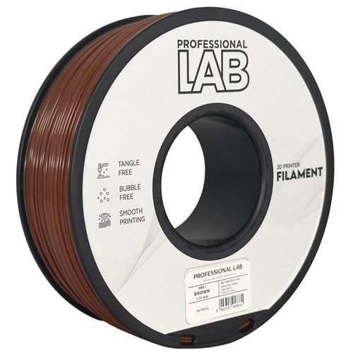 Rolo de filamento castanho para impressora 3D Professional LAB