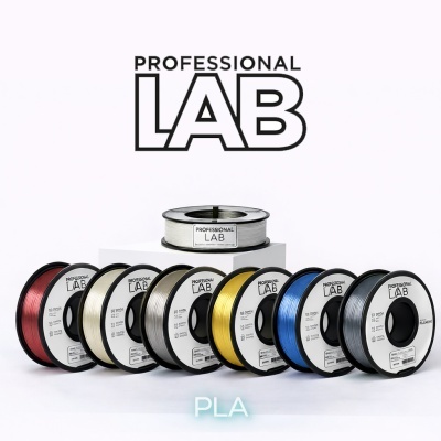 Bobinas de filamento para impressora 3D da PROFESSIONAL LAB em várias cores