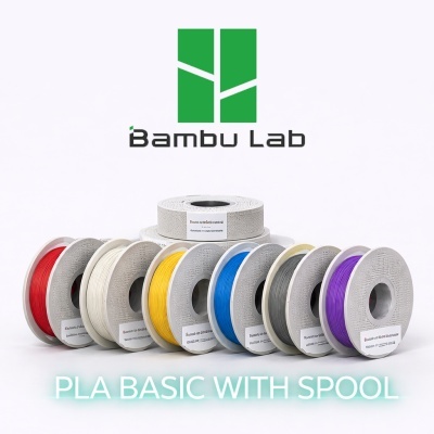 Conjunto de bobinas de filamento PLA coloridas para impressão 3D