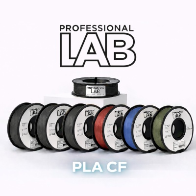 Bobinas coloridas de filamento para impressão 3D PROFESSIONAL LAB PLA CF