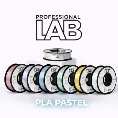 Bobinas de filamento PLA pastel PROFESSIONAL LAB para impressora 3D