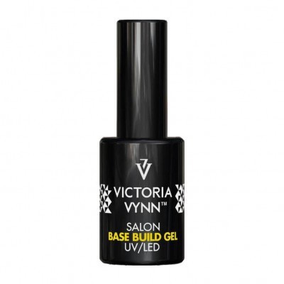 Frasco preto de gel para unhas Victoria Vynn Salon Base Build Gel UV/LED