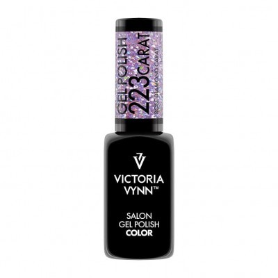 Frasco de verniz gel Victoria Vynn 223 CARAT com tampa roxa brilhante