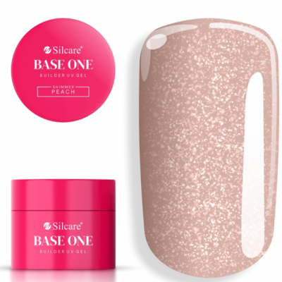 Gel de construção para unhas Silcare BASE ONE cor Shimmer Peach