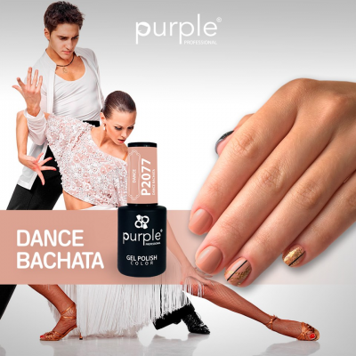 Dançarinos e verniz de unhas Purple Professional Dance Bachata