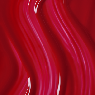 Textura brilhante e ondulada de tinta vermelha com nuances rosa