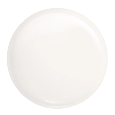 Prato redondo branco liso e brilhante
