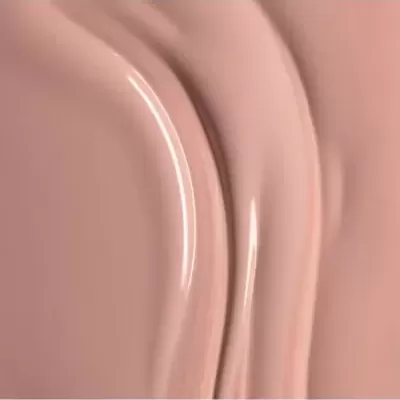 Textura cremosa rosada com brilho e ondulações suaves