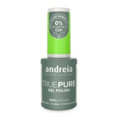Frasco de verniz gel para unhas Andreia True Pure verde