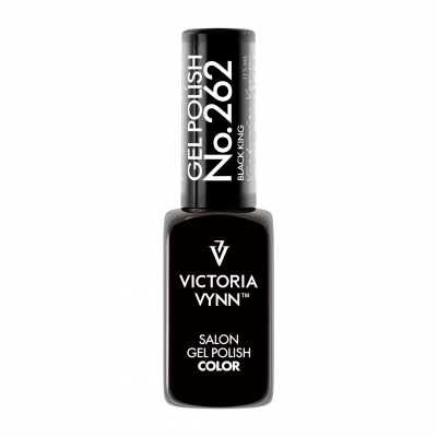 Frasco preto de verniz de unhas Victoria Vynn