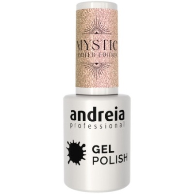 Frasco de verniz gel para unhas Andreia Professional Mystic Limited Edition com tampa glitter
