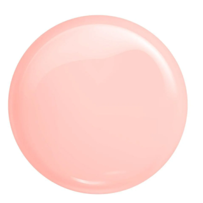 Gota redonda de verniz rosa claro brilhante