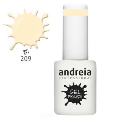 Verniz gel creme claro andreia professional código 209