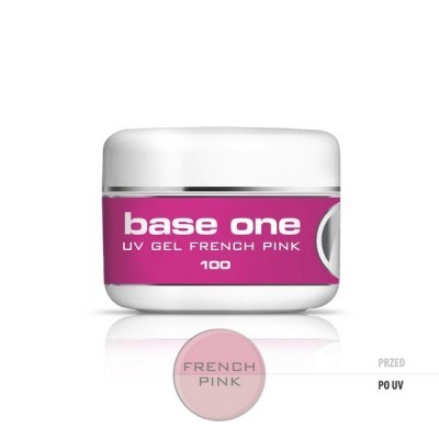 Recipiente de gel UV para unhas base one cor pink