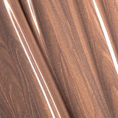 Tecido brilhante castanho com padrão de veios de madeira