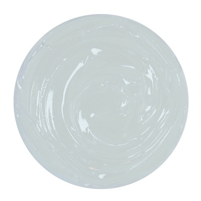 Prato branco redondo com textura ondulada
