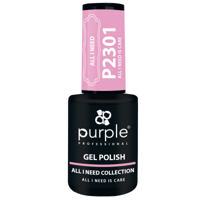 Frasco de verniz gel Purple Professional cor rosa