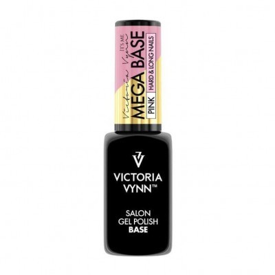 Frasco de verniz em gel Victoria Vynn Mega Base pink hard & long nails