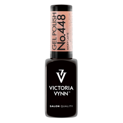 Frasco de verniz Gel Polish No.448 Milky Latte da Victoria Vynn