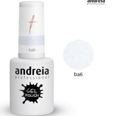 Verniz em gel branco perlado Andreia professional