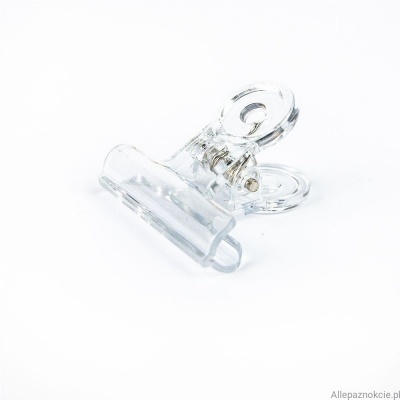 Mola de plástico transparente com mola metálica