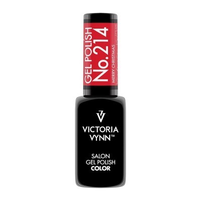 Frasco de verniz gel para unhas Victoria Vynn nº 214 Merry Christmas com tampa preta