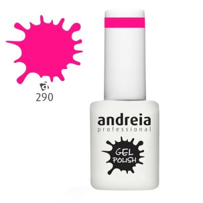 Frasco de verniz gel Andreia Professional cor rosa nº290