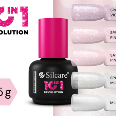 Frasco de verniz de unhas Silcare 16 IN 1 REVOLUTION com amostras de cores variadas