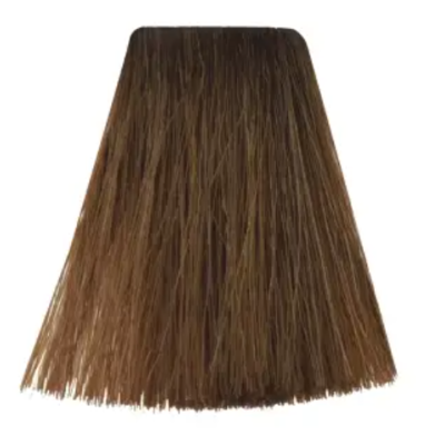 Amostra de cabelo castanho médio lisa com corte recto