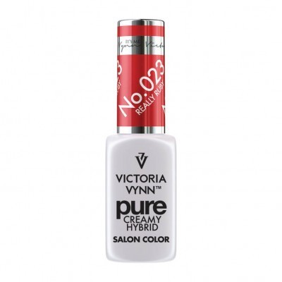 Frasco de verniz para unhas Victoria Vynn Pure Creamy Hybrid No. 023 Really Red