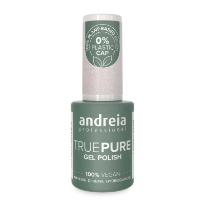 Frasco de verniz gel verde da Andreia Professional