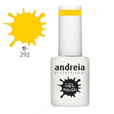 Verniz gel para unhas amarelo Andreia Professional código 292