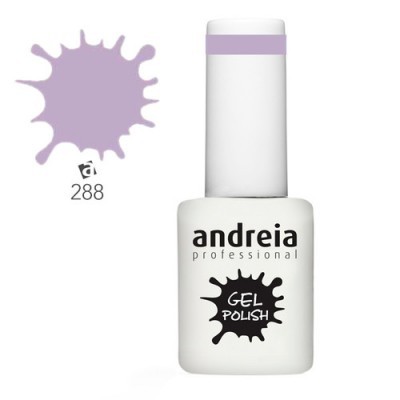 Frasco de verniz gel lilás Andreia professional número 288