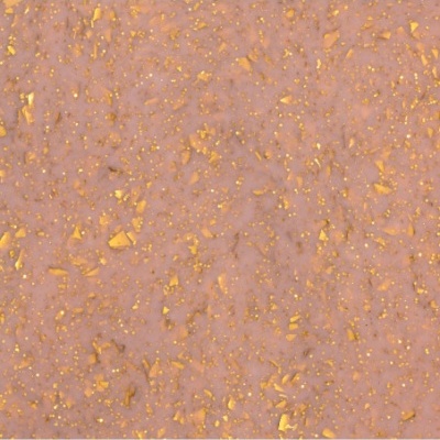 Textura cor-de-rosa com partículas douradas dispersas