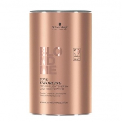 Frasco metálico bronze do produto Schwarzkopf BLOND ME.