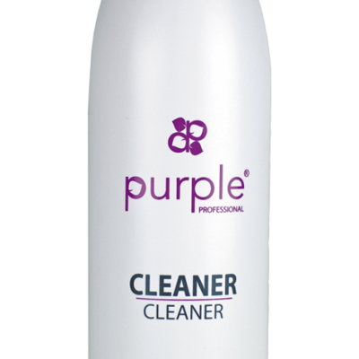 Frasco branco de plástico com rótulo de removedor de goma de gel