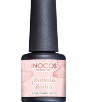 Frasco de verniz gel INOCOS rosa claro pastel