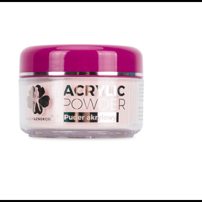 Frasco de pó acrílico para unhas com tampa rosa