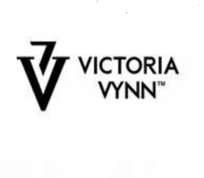 Logótipo Victoria Vynn preto sobre fundo branco