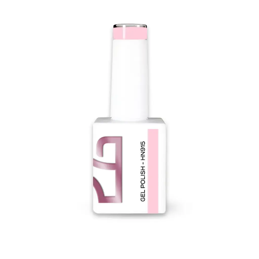 Gel Polish Dreamland Collection 10ml - HN915 Frasco de verniz gel para unhas branco com tampa rosa claro